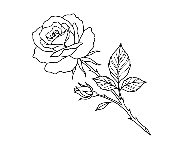 Healed tattoo to stencil: the result from the tattoo stencil maker